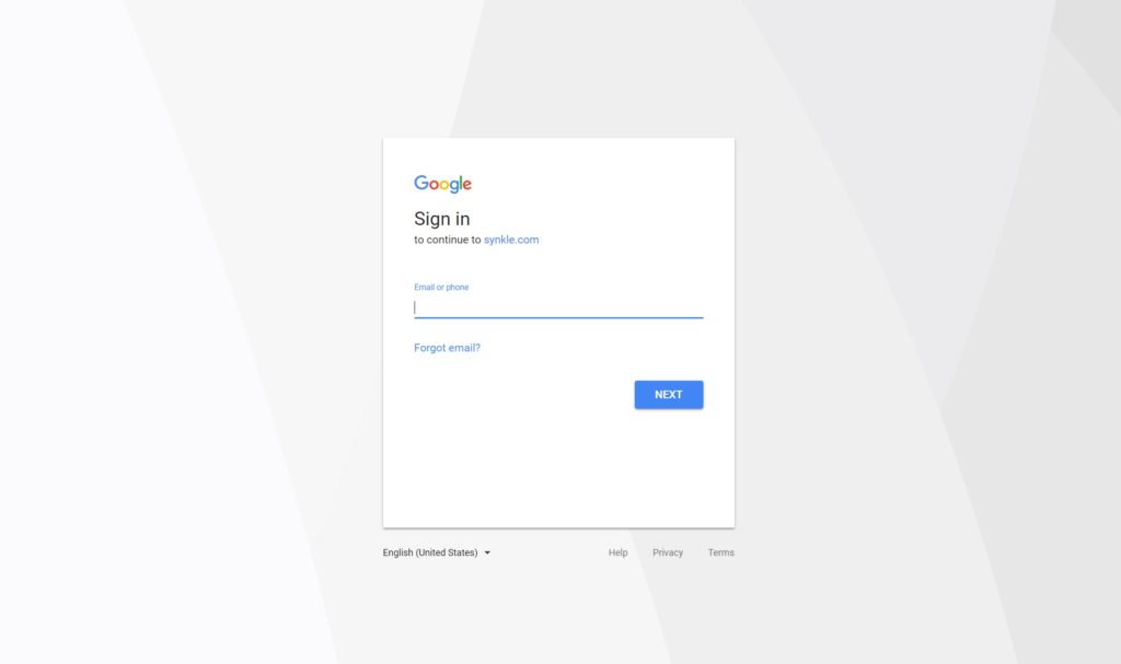 2. Google Sign In